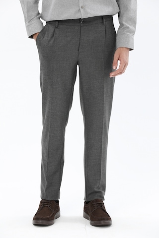 Finesuits Erkek Desenli Klasik Pantolon 2422105005.pvycs Gri