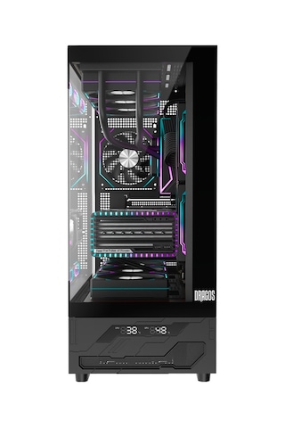 Dragos DRX7861 R7-7800X3D 32 GB 2 TB Gen4 NVMe 12 GB RTX5070 24.5" Free Dos Masaüstü Oyuncu Bilgisayarı