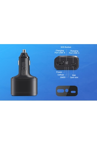 Micodus Mv77g Çakmak Girişli 4g Gps Araç Takip Cihazı Tak Çalıştır Model