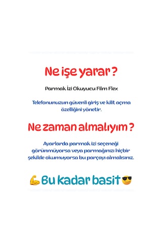 Infinix Smart 8 Plus Parmak İzi Okuyucu Film Flex - X6526 Uyumlu Siyah
