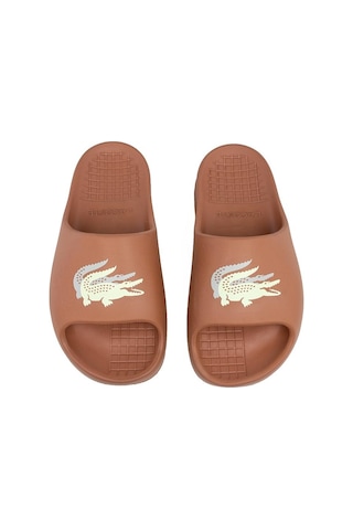Lacoste Serve 2.0 Kadın Terlik 7-45cfa0005f57 Kahverengi