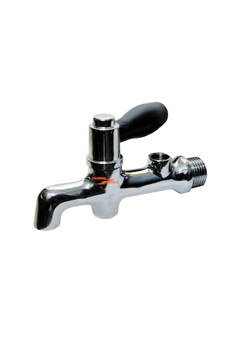 Kahveci Semaver Musluğu 1/2 Derece Girişli Semaver Çay Musluk Kaz Gümüş