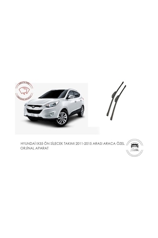 Hyundai Ix35 Ön Muz Silecek Takımı 1.6 2.0 Motor 2011-2015 Arası Araca Özel Aparat