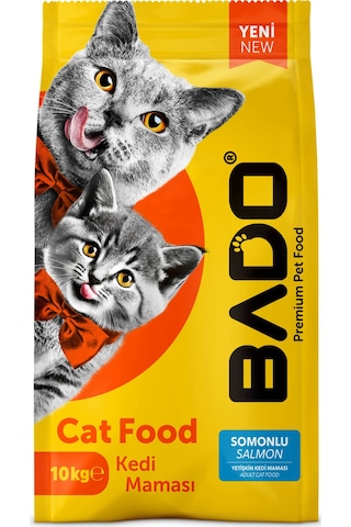Bado Yetişkin Kedi Maması Somonlu 10 Kg