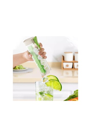 Jeehugo Yeşil 2 Adet Tek Tıkım Buz Kuvveti 6 Bölmeli Ev Kullanıma Uygun Gıda Seviyesi Pc+pp Spill Koruyucu Kapaklı Buzluk Kutusu Çok Renkli