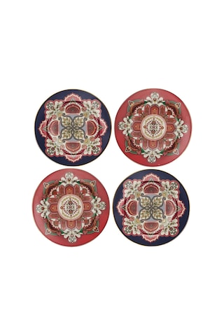 Lucky Art Etro Bone 4 Lü Servis Tabağı Seti 27 Cm Lyhd 778 Çok Renkli
