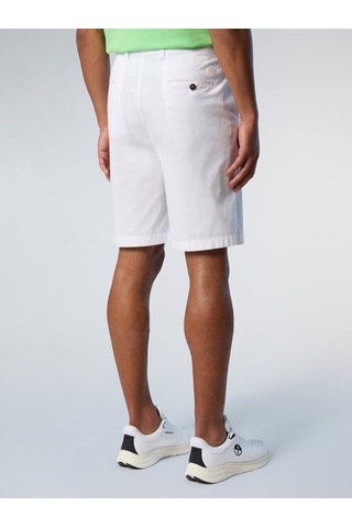North Sails Freedom Regular Fit Chino Erkek Şort-33438 Beyaz