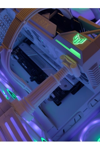 Ayarlanabilir Beyaz Granit Gpu Destek Aparatı - Ekran Kartı Tutucu Sarkma Önleyici Stand - Gpu Support
