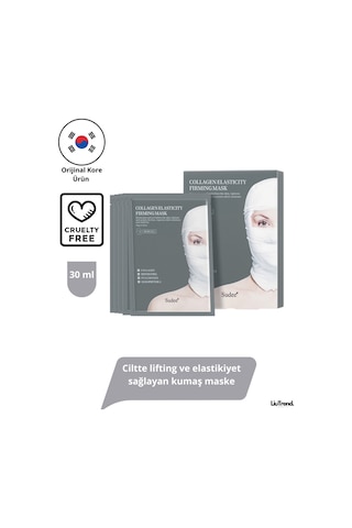 Sudee Collagen Elasticity Firming Mask 30ml 5ad Ciltte Lifting Ve Elastikiyet Sağlayan Kumaş Maske