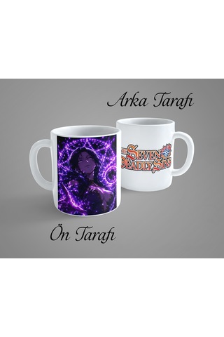 The Seven Deadly Sins Merlin Porselen Kupa Bardak Beyaz The Seven Deadly Sins Merlin Porselen Kupa Bardak Beyaz