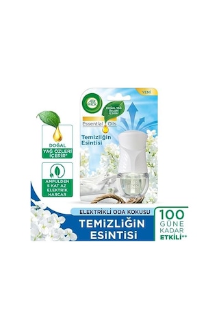 Wick Le Elektrikli Oda Kokusu Temizliğin Esintisi Kit Cihaz + Yedek Şişe + Bahar Çiçekleri Yedek Şişe Diğer