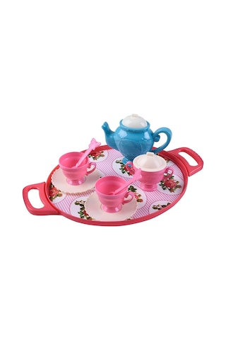 Zuzu Tepsili Çay Seti Pembe