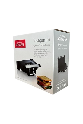 Schafer Tostçumm 1500 W Tost Makinesi