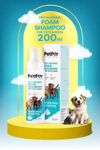 Kedi Ve Köpekler İçin Kuru Şampuan 200 Ml