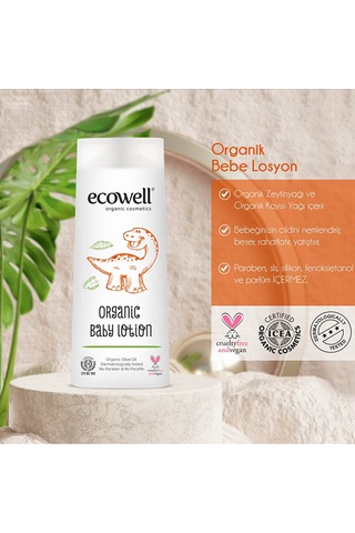 Organik Bebek Losyonu 300 Ml 3 Adet