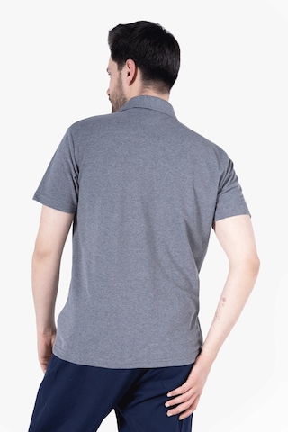 Polo Yaka T-shirt %100 Pamuk Cepli Füme Melanj