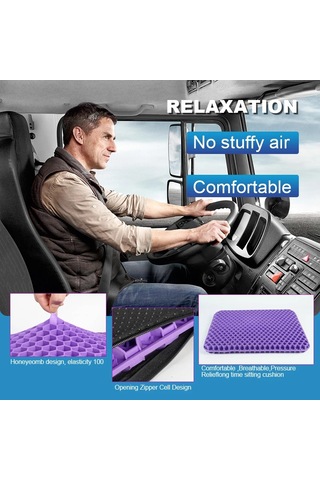 Liangmei Basınç Tahliye İçin Jel Koltuk Minderi Yaz Nefes