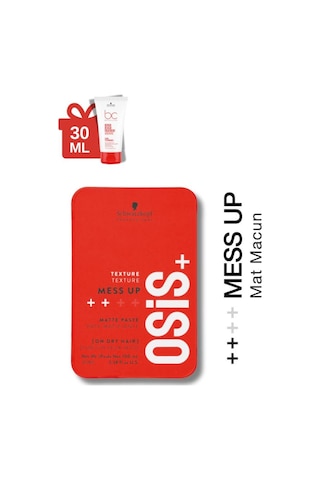 Mess Up Texture Matte Paste Mat Saç Şekillendirici Gum 100 Ml