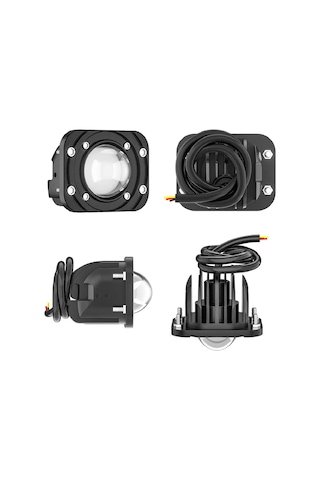 Sunfire 18W Çift Renk Gömme Montaj Turuncu Beyaz 8cm Off Road Led