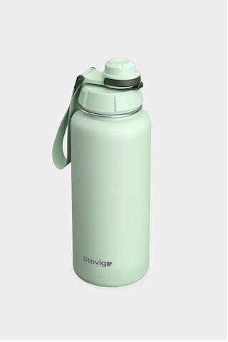 Stevig 1 Hand Leak-proof Sızdırmaz Çelik Termos 1000 Ml Smoke Green St-218