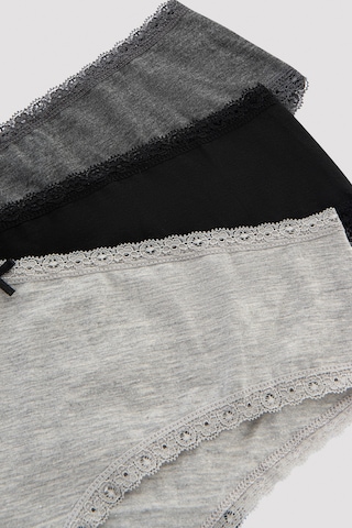 Penti Daily Lace Pamuklu 3lü Gri Hipster Külot