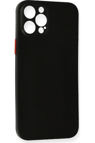 Newface Apple iPhone Uyumlu 12 Pro Max Kılıf Pp Ultra İnce Kapak Semeglbl - 40 - Siyah