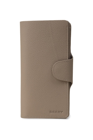 Deery Kadın Hakiki Deri Vizon Dikey Cüzdan - 00805zvznz01