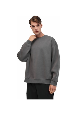 Lumberjack Mb Ros 16hs108 5pr Antrasit Erkek Sweatshirt Gri