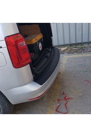 Cappafe Volkswagen Caddy Arka Tampon Eşiği Koruma (abs) Mat Siya N11.652