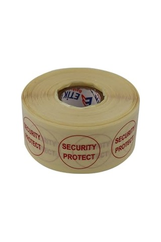 Al Hızlı Al Pp Şeffaf Security Protect Güvenlik Koruma Etiketi 30mm Çap 1000 Adet
