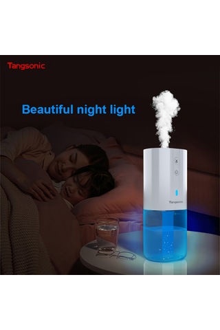 Monyee Tangsonic Tl-211 Beyaz Ultrasonik Aromaterapi Nemlendirici - Ev, Araba, Ofis İçin Taşınabilir 2-in-1 Koku Ve Nemleyici, 800mah Pil, Sessiz Çalışma