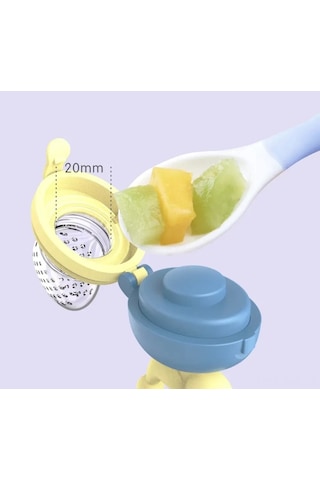 Vkemall Bebek Silikon Yemek Chew Bag - Diş Gelişimi, Lezzet Keşfi Ve Diş Çıkma Ağrısı Alatı