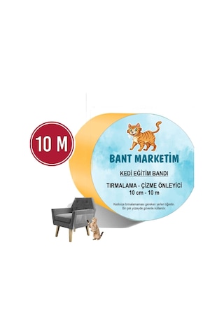 Kedi Caydırıcı Eğitim Bandı, Mobilyalar Için Tırmalamaya Karşı Önleyici, %100 Şeffaf10 Cm X 10 F34b4