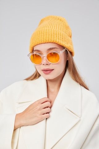 Derikem Basic Şık Standart Lüks Unisex Tiftik Bere Açık Turuncu
