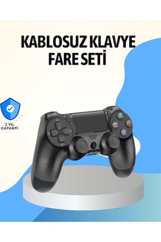 Ps4 Uyumlu Kablosuz Oyun Kolu Ergonomik Çift Titreşimli 70042550