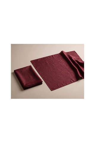 Nukra Jakarlı Pamuk Tesettür Şal Otantik Desen Bordo 70 X 190 Cm