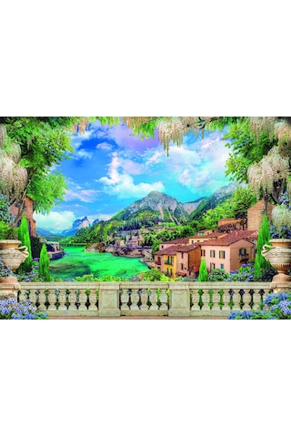 Clementoni 3000 Parça Lush Terrace On Lake Puzzle