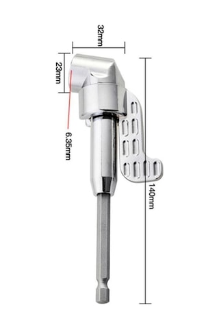 12 Parça 1/4'' Bits Uç ve Köşe Vidalama Adaptörü Seti
