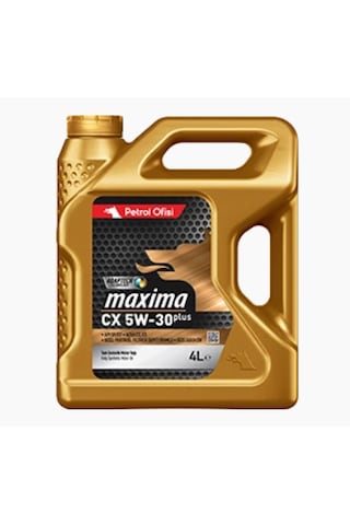 Petrol Ofisi Maxima CX 5W-30 Dpf Partiküllü Tam Sentetik Motor Yağı 4 L Petrol Ofisi Maxima CX 5W-30 Dpf Partiküllü Tam Sentetik Motor Yağı 4 L