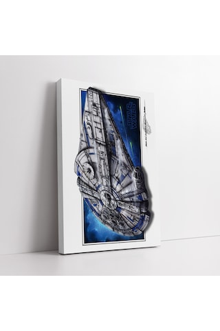 Star Wars Millennium Falcon Kanvas Tablo