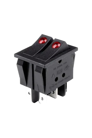 Powermaster Ic-102 İkili Işıklı Mercekli Anahtar