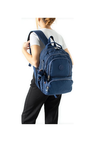 Ultra Hafif Çok Cepli Orta Boy Sırt Çantası Lacivert Model: 571-4h