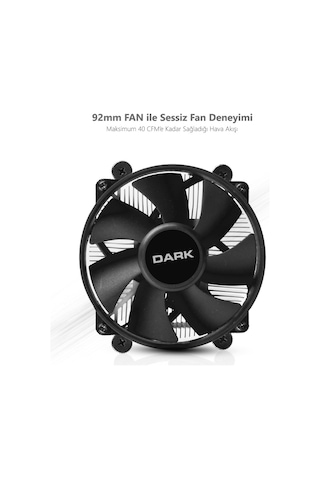 Dark Amd Ryzen Am4 Soket Pwm İşlemci Fanı - Cpu Soğutucu