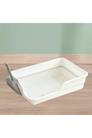 Homyl Dayanıklı Paslanmaz Çelik Hasır Beyaz-aralığı-18mm