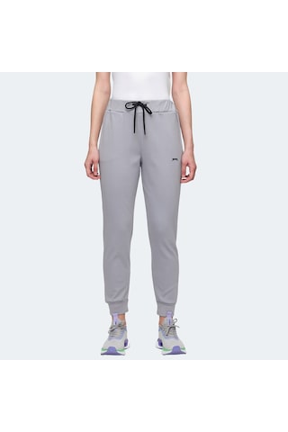 Slazenger VETERAN RBN Kadın Cepli Gri Eşofman Altı