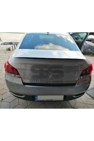 Peugeot 508 2010-2018 Bagaj Üstü Slim Spoiler Piano Black Parlak (Sts Oto Aksesuar)