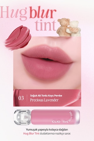 Hafif Ve Köpüksü Dokusuyla Pürüzsüz Görünüm Sunan Tint Clıo Hug Blur Tint 003 Precious Lavender 41984747