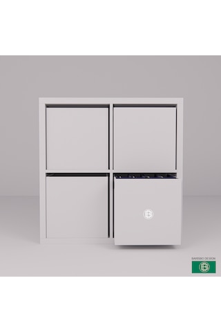 Çok Amaçlı Çekmeceli Dolap Dosyalık, Oyuncakdolabı Vb. Kullanım Beyaz