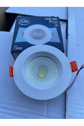 5 Adet 5 Wat Cob Led Beyaz 6500k