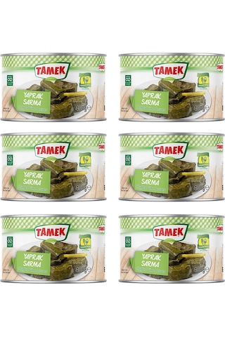 Tamek Yaprak Sarma 400 Gr X 6 Adet